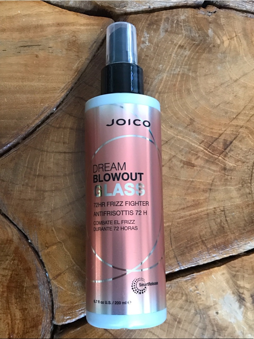 Joico Dream Blowout Glass Spray - Rose Gold and Black